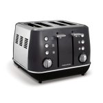 Morphy Richards Evoke 4 Slice Black Toaster Black