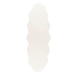 Supersoft Faux Fur Double Pelt Ivory Rug Cream