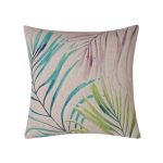 Pastel Tropics Palm Cushion Multicoloured