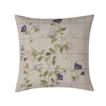 Sweet Peas Cushion Natural