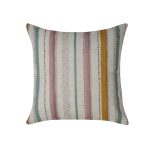Pastel Stripe Cushion Multicoloured