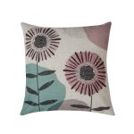 Pastel Floral Cushion Multicoloured