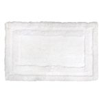 Full and Fluffy White Bath Mat White
