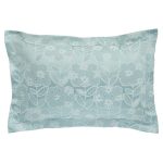 Helena Springfield Petal Duck Egg Jacquard Oxford Pillowcase Duck Egg