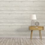 Grey Wood Panel Wallpaper Grey