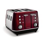 Morphy Richards Evoke 4 Slice Red Toaster Red