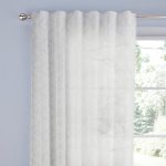 Elsie White Lattice Slot Top Single Voile Panel White