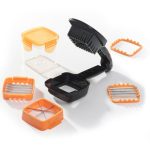 JML Orange Hand-Held Nicer Dicer Quick Chopping Machine Orange