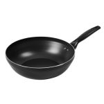 Essentials Aluminium 28cm Wok Black