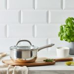 Essentials 18cm Stainless Steel Saucepan Silver