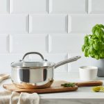 Essentials 20cm Stainless Steel Saucepan Silver