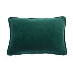 Clara Cotton Velvet Emerald Cushion Emerald