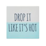 KitchenCraft Drop It Like It’s Hot Trivet Blue