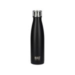 Built 480ml Double Walled Insulated Black Water Bottle Black