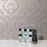 Luxe Dusky Rose Damask Wallpaper Dusky Pink