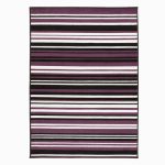 Canterbury Black and Purple Rug Black