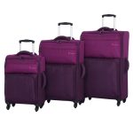 IT Luggage The Lite Purple 21 Inch Cabin Case Purple