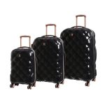 IT Luggage St Tropez Black Hard Shell 27 Inch Suitcase Black