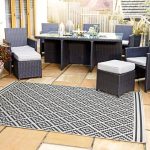 Indoor Outdoor Moretti Rug Black