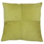 Paoletti Infinity Olive Textured Cushion Olive (Green)