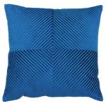 Paoletti Infinity Petrol Blue Textured Cushion Petrol (Blue)