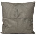 Paoletti Large Infinity Grey Textured Cushion Grey