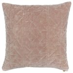 Paoletti Aztec Blush Velvet Cushion Blush