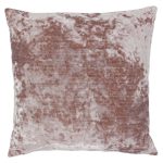Paoletti Neptune Blush Crushed Velvet Cushion Blush