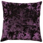 Paoletti Neptune Amethyst Crushed Velvet Cushion Amethyst (Purple)