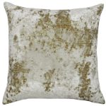 Paoletti Neptune Gold Crushed Velvet Cushion Gold