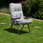 Glendale Deluxe Country Grey Recliner Grey