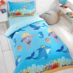 Rapport Home Sea Life Single Duvet Cover and Pillowcase Set MultiColoured