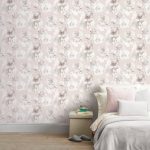 Floral Bloom Blush Wallpaper Blush