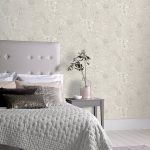Botanical Silver Wallpaper Silver