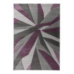 Shatter Hand Carved Rug Shatter Purple