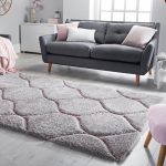 Sirocca Pink Shaggy Rug Pink