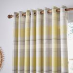 Helena Springfield Nora Yellow Eyelet Curtains Yellow