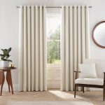 Helena Springfield Eden Cream Eyelet Curtains Cream (Natural)