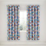 Helena Springfield Patsy Blue Eyelet Curtains Blue