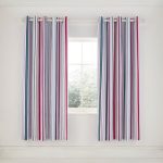 Helena Springfield Trixie Raspberry Eyelet Curtains Raspberry (Pink)