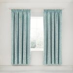 Helena Springfield Petal Duck Egg Pencil Pleat Curtains Duck Egg (Blue)