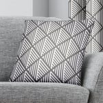 Brooklyn Grey Geo Cushion Grey