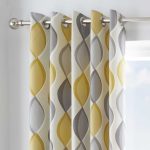 Lennox Ochre Eyelet Curtains Ochre