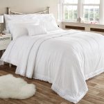 Portfolio Home Balmoral White Duvet Cover and Pillowcase Set White