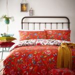 Pomelo Orange Reversible Duvet Cover and Pillowcase Set Orange